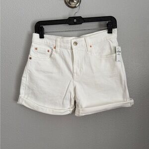 GAP White Denim Women Shorts